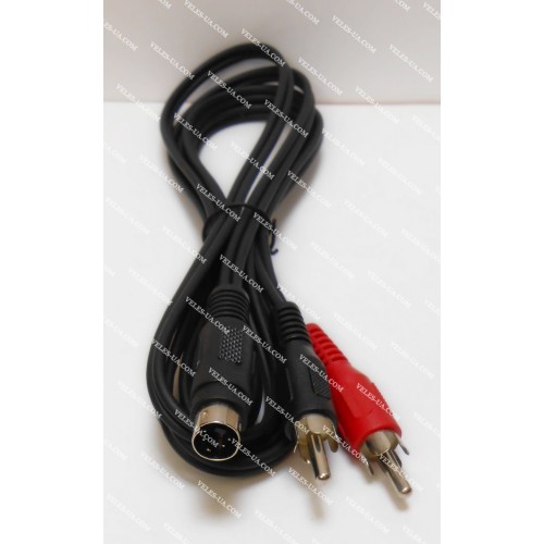 шнур Штекер DINmini(4p) х Штекер 2 RCA, SVHS, 1.8м (артикул: 01-0135.) шнур Штекер DINmini(4p) х Штекер 2 RCA, SVHS, 1.8м (артикул: 01-0135.)