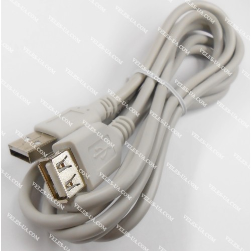 шнур Штекер USB-2.0 A х Гніздо USB-2.0 A, 1.8м (артикул: 01-0228.) шнур Штекер USB-2.0 A х Гніздо USB-2.0 A, 1.8м (артикул: 01-0228.)