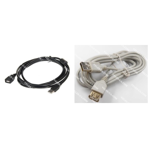 шнур Штекер USB-2.0 A х Гніздо USB-2.0 A, 3.0м (артикул: 01-0229.) шнур Штекер USB-2.0 A х Гніздо USB-2.0 A, 3.0м (артикул: 01-0229.)