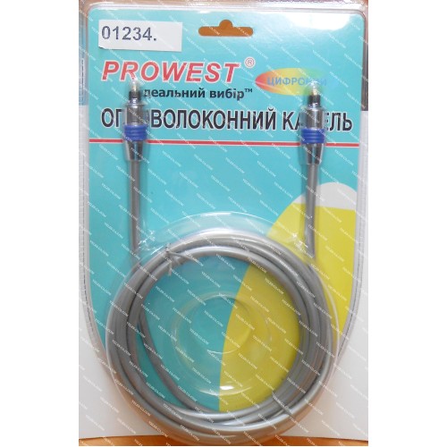 шнур оптичний (toslink plug - toslink plug) 3.0м, d=5.0мм, блістер WE-2311-3.0 (артикул: 01-0234.) шнур оптичний (toslink plug - toslink plug) 3.0м, d=5.0мм, блістер WE-2311-3.0 (артикул: 01-0234.)