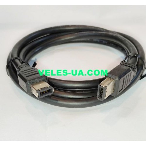 шнур Firewire IEEE 1394 (Штекер 6р х Штекер 6р), чорний (артикул: 01-0244.) шнур Firewire IEEE 1394 (Штекер 6р х Штекер 6р), чорний (артикул: 01-0244.)