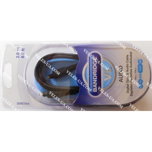 шнур оптичний (toslink plug - toslink plug) 2.0м, d=6.0мм, блістер (артикул: 01-0272.) шнур оптичний (toslink plug - toslink plug) 2.0м, d=6.0мм, блістер (артикул: 01-0272.)