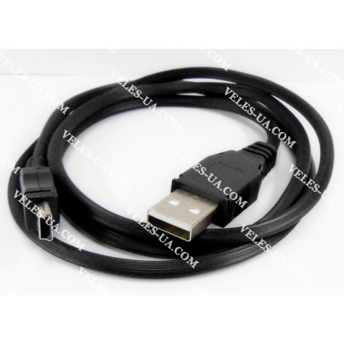 шнур Штекер mini USB(5pin) x Штекер USB-2.0 A, 0.5м, v2.0, чорний (артикул: 01-0299.) шнур Штекер mini USB(5pin) x Штекер USB-2.0 A, 0.5м, v2.0, чорний (артикул: 01-0299.)