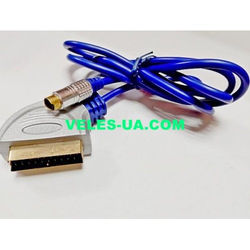 шнур Штекер DINmini(4p) х Штекер Скарт, SVHS, 1.5м, метал gold (артикул: 01-0303.) шнур Штекер DINmini(4p) х Штекер Скарт, SVHS, 1.5м, метал gold (артикул: 01-0303.)