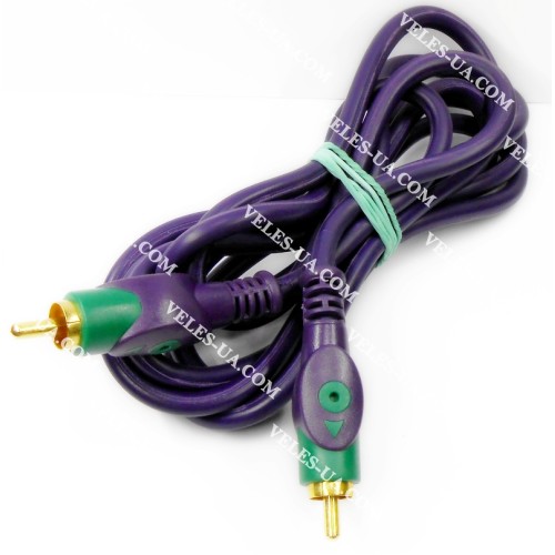 шнур 1RCA Штекер х 1RCA Штекер, 1.8м, d=5мм, gold (артикул: 01-0366.) шнур 1RCA Штекер х 1RCA Штекер, 1.8м, d=5мм, gold (артикул: 01-0366.)