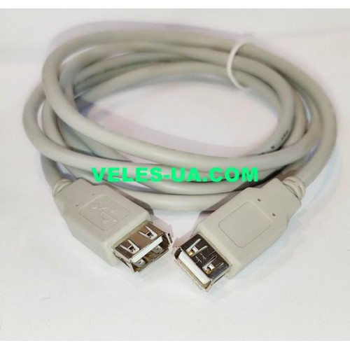 шнур Гніздо USB-2.0 A х Гніздо USB-2.0 A, 1.8м (артикул: 01-0396.) шнур Гніздо USB-2.0 A х Гніздо USB-2.0 A, 1.8м (артикул: 01-0396.)