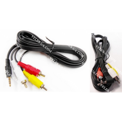 шнур Штекер d3,5/4pin х 3RCA Штекера, 1.5м, шлейф (артикул: 01-0476.) шнур Штекер d3,5/4pin х 3RCA Штекера, 1.5м, шлейф (артикул: 01-0476.)