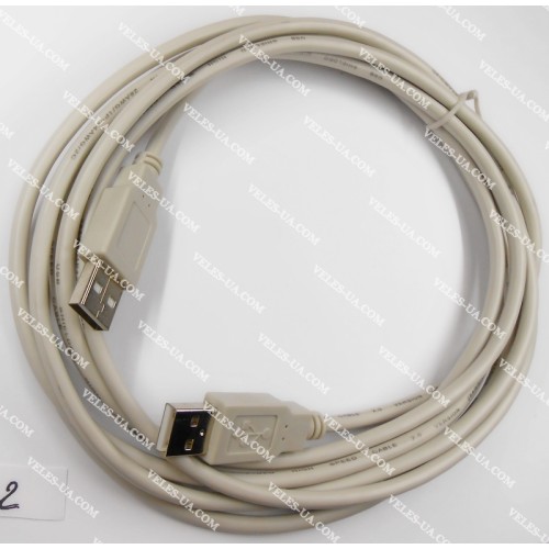 шнур Штекер USB-2.0 A х Штекер USB-2.0 A, 3.0м (артикул: 01-0492.) шнур Штекер USB-2.0 A х Штекер USB-2.0 A, 3.0м (артикул: 01-0492.)