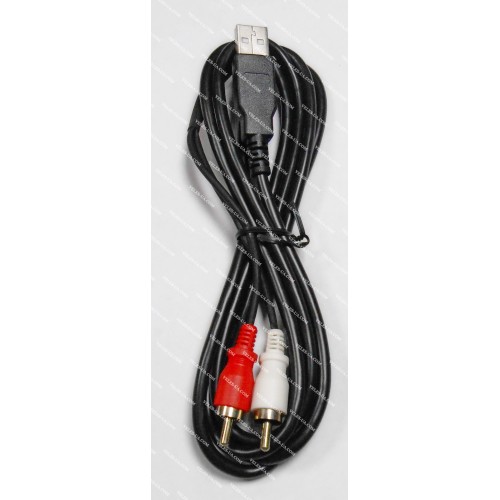 шнур Штекер USB-2.0 A х 2RCA Штекера, d=4.5мм, 1.5м (артикул: 01-0536.) шнур Штекер USB-2.0 A х 2RCA Штекера, d=4.5мм, 1.5м (артикул: 01-0536.)