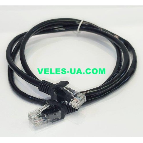 шнур Патчкорд UTP 1.0м, Standarded, чорний, BK (артикул: 01-0553.BK) шнур Патчкорд UTP 1.0м, Standarded, чорний, BK (артикул: 01-0553.BK)