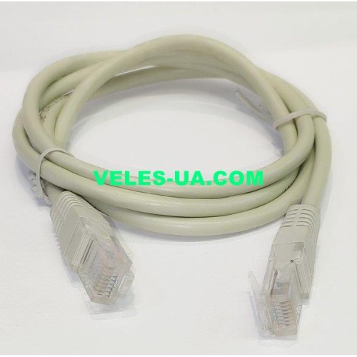 шнур Патчкорд UTP 1.0м, d6mm, CAT.6, Standarded, сірий, GR (артикул: 01-0553.GR) шнур Патчкорд UTP 1.0м, d6mm, CAT.6, Standarded, сірий, GR (артикул: 01-0553.GR)