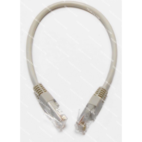 шнур Патчкорд UTP 0.3м, Standarded, сірий, GR (артикул: 01-0555.GR) шнур Патчкорд UTP 0.3м, Standarded, сірий, GR (артикул: 01-0555.GR)