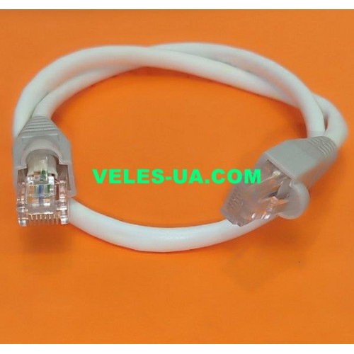 шнур Патчкорд UTP 0.3м, Standarded, білий, W (артикул: 01-0555.W) шнур Патчкорд UTP 0.3м, Standarded, білий, W (артикул: 01-0555.W)