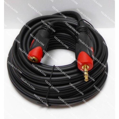 шнур Штекер d3.5 стерео х Гніздо d3.5 стерео, 5.0м, d=5.0мм, Gold HQ (артикул: 01-0575.) шнур Штекер d3.5 стерео х Гніздо d3.5 стерео, 5.0м, d=5.0мм, Gold HQ (артикул: 01-0575.)