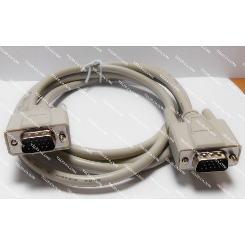 шнур VGA Штекер HDB15pin х Штекер HDB15pin, 1.8м, d= 7мм (артикул: 01-0623.) шнур VGA Штекер HDB15pin х Штекер HDB15pin, 1.8м, d= 7мм (артикул: 01-0623.)