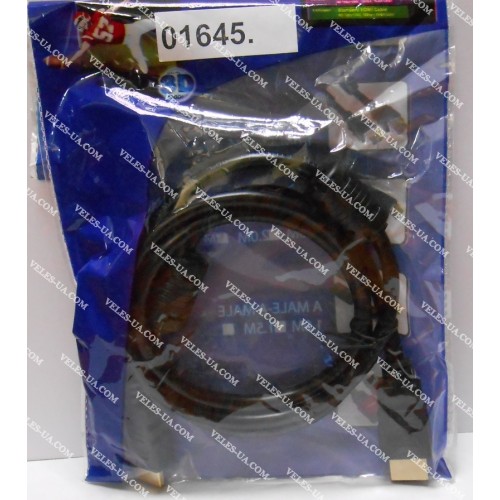 шнур Штекер HDMI х Штекер HDMI, 1.0м d= 6.0мм, gold, vers.1.4, з фільтрами, чорний (артикул: 01-0645.) шнур Штекер HDMI х Штекер HDMI, 1.0м d= 6.0мм, gold, vers.1.4, з фільтрами, чорний (артикул: 01-0645.)
