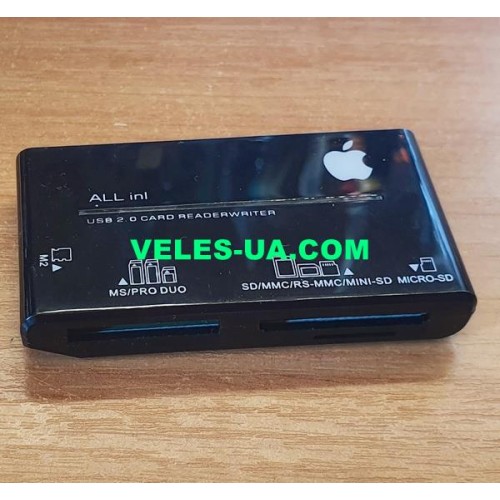 Картрідер multi CartReader USB 2.0 480Mbs (артикул: 01-0667.) Картрідер multi CartReader USB 2.0 480Mbs (артикул: 01-0667.)