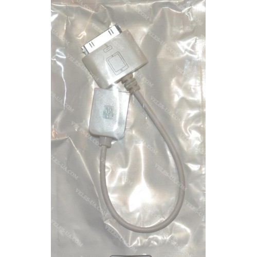 шнур IPAD (гніздо USB-2.0 A- штекер IPAD), 0,1м, кульок, W (артикул: 01-0738.) шнур IPAD (гніздо USB-2.0 A- штекер IPAD), 0,1м, кульок, W (артикул: 01-0738.)