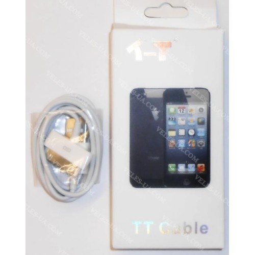 шнур iPhone (шт. USB-2.0 A- шт. iP4), 1,0м, білий, коробка, W (артикул: 01-0749.) шнур iPhone (шт. USB-2.0 A- шт. iP4), 1,0м, білий, коробка, W (артикул: 01-0749.)