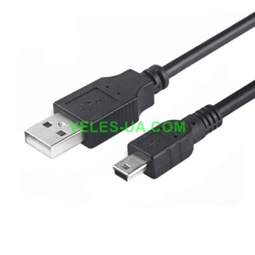 шнур Штекер mini USB(5pin) x Штекер USB-2.0 A, 4,0м, чорний (артикул: 01-0829.) шнур Штекер mini USB(5pin) x Штекер USB-2.0 A, 4,0м, чорний (артикул: 01-0829.)