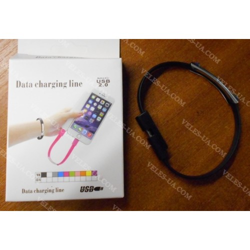 шнур Apple (шт. USB-2.0 A- шт. iP5), 0,18м, браслет, короб., BK (артикул: 01-0886.BK) шнур Apple (шт. USB-2.0 A- шт. iP5), 0,18м, браслет, короб., BK (артикул: 01-0886.BK)