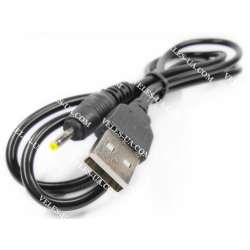 шнур Штекер USB-2.0 A х штекер d2,5/d0,7 пластик , довжина 9.5мм, d=3.5мм, 1.0м (артикул: 01-0928.BK) шнур Штекер USB-2.0 A х штекер d2,5/d0,7 пластик , довжина 9.5мм, d=3.5мм, 1.0м (артикул: 01-0928.BK)
