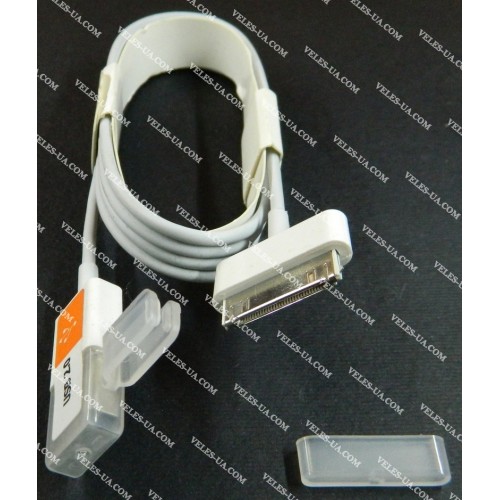 шнур iPhone (шт. USB-2.0 A- шт. iP4), 1,0м, якість HQ, W (артикул: 01-0941.W) шнур iPhone (шт. USB-2.0 A- шт. iP4), 1,0м, якість HQ, W (артикул: 01-0941.W)