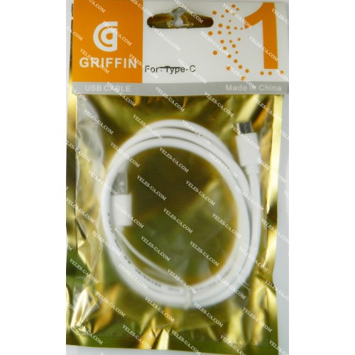шнур Штекер USB Type-C x Шт. USB-2.0 A, 1.0м, Griffin, W (артикул: 01-0942.W) шнур Штекер USB Type-C x Шт. USB-2.0 A, 1.0м, Griffin, W (артикул: 01-0942.W)
