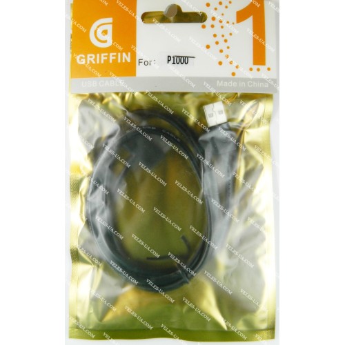 шнур iPhone (шт. USB-2.0 A- шт. iP4), 1,0м, Griffin, кульок, BK (артикул: 01-0946.BK) шнур iPhone (шт. USB-2.0 A- шт. iP4), 1,0м, Griffin, кульок, BK (артикул: 01-0946.BK)
