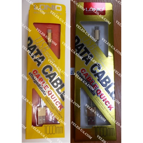 шнур Штекер mikro USB(5pin) x Шт. USB-2.0 A, 1,0м, LDNIO LS08, плетений, коробка, GL (артикул: 01-0964.GL) шнур Штекер mikro USB(5pin) x Шт. USB-2.0 A, 1,0м, LDNIO LS08, плетений, коробка, GL (артикул: 01-0964.GL)
