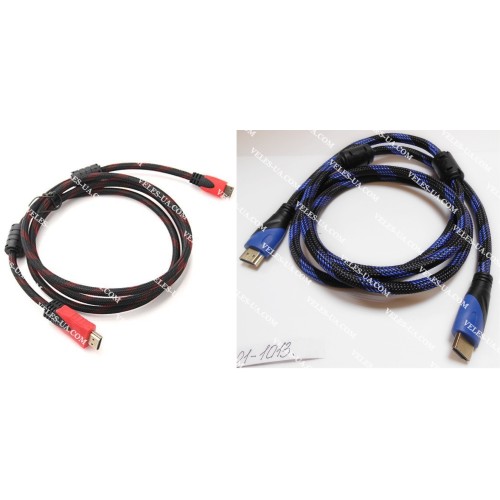 шнур Штекер HDMI х Штекер HDMI, 1.5м плетений gold HQ (артикул: 01-1013.) шнур Штекер HDMI х Штекер HDMI, 1.5м плетений gold HQ (артикул: 01-1013.)