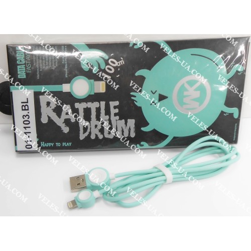 шнур Apple (шт. USB-2.0 A- шт. iP5), 1,0м, Rattle drum CASE-32D/CN, коробка, BL (артикул: 01-1103.BL) шнур Apple (шт. USB-2.0 A- шт. iP5), 1,0м, Rattle drum CASE-32D/CN, коробка, BL (артикул: 01-1103.BL)