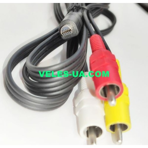 шнур Штекер mini USB(8pin напів круглий) x 3RCA Штекера , 1.5м (артикул: 01-1119.) шнур Штекер mini USB(8pin напів круглий) x 3RCA Штекера , 1.5м (артикул: 01-1119.)