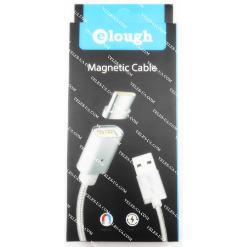 шнур Штекер USB Type-C x Шт. USB-2.0 A, 1.0м, Magnetic Elough E04, магнітний, коробка (артикул: 01-1180.) шнур Штекер USB Type-C x Шт. USB-2.0 A, 1.0м, Magnetic Elough E04, магнітний, коробка (артикул: 01-1180.)