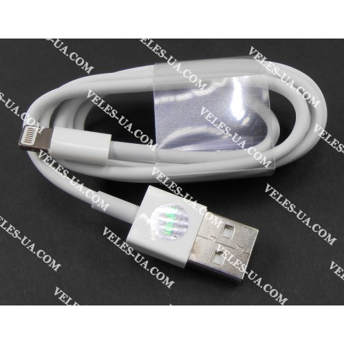 шнур Apple (шт. USB-2.0 A- шт. iP7), 1,0м, кульок, W (артикул: 01-1183.) шнур Apple (шт. USB-2.0 A- шт. iP7), 1,0м, кульок, W (артикул: 01-1183.)