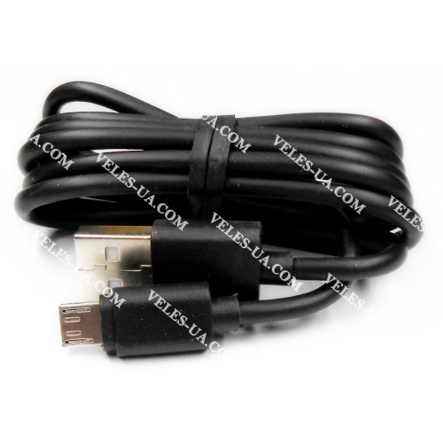 шнур Штекер mikro USB(5pin) x Шт. USB-2.0 A, 1,0м, якісний, кульок, BK (артикул: 01-1312.) шнур Штекер mikro USB(5pin) x Шт. USB-2.0 A, 1,0м, якісний, кульок, BK (артикул: 01-1312.)