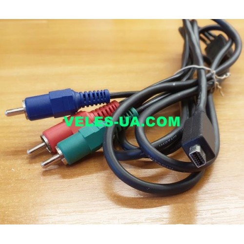 шнур Штекер mini USB(10pin) x 3RCA Штекера, 1.5м (артикул: 01-1547.) шнур Штекер mini USB(10pin) x 3RCA Штекера, 1.5м (артикул: 01-1547.)