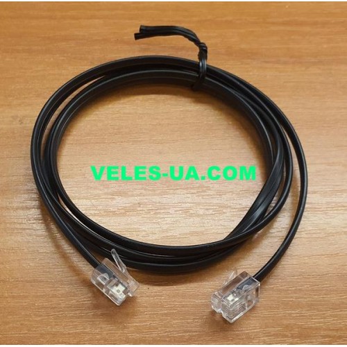 шнур телефонний Штекер 6P4C х Штекер 6P4C 1.0м (артикул: 01-2046.) шнур телефонний Штекер 6P4C х Штекер 6P4C 1.0м (артикул: 01-2046.)