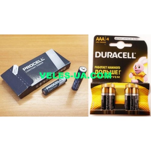 LRo3 Duracell Procell (артикул: 02-0009) LRo3 Duracell Procell (артикул: 02-0009)