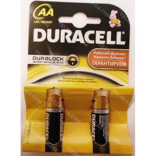 LR6 Duracell (артикул: 02-0026) LR6 Duracell (артикул: 02-0026)
