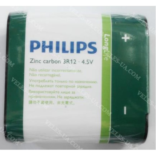 3R12 Philips LongLife, X-Digital (квадрат) (артикул: 02-0082) 3R12 Philips LongLife, X-Digital (квадрат) (артикул: 02-0082)