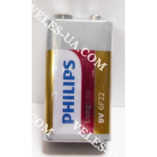 6F22 9v Philips L/L (артикул: 02-0085) 6F22 9v Philips L/L (артикул: 02-0085)