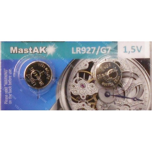 G 7 399A, LR927, GP, ЕНЕРГІЯ., MastAK (артикул: 02-0168) G 7 399A, LR927, GP, ЕНЕРГІЯ., MastAK (артикул: 02-0168)