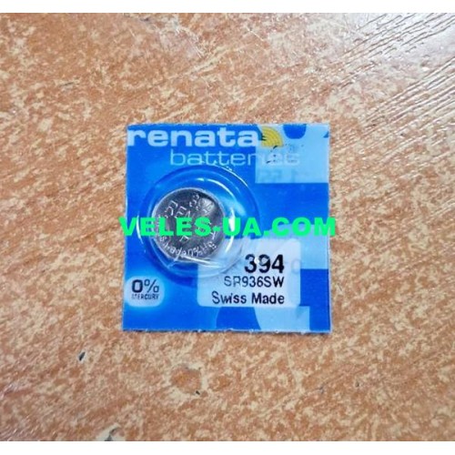 G 9 394 LD Energizer , RENATA SR936 SR_SW_70mAh (срібло) (артикул: 02-0182) G 9 394 LD Energizer , RENATA SR936 SR_SW_70mAh (срібло) (артикул: 02-0182)