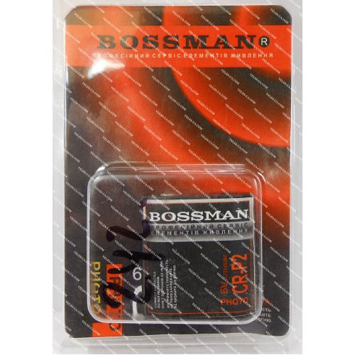 CR-P2 (K223) SANYO, Bossman 6V (як 2шт CR123) (артикул: 02-0242) CR-P2 (K223) SANYO, Bossman 6V (як 2шт CR123) (артикул: 02-0242)