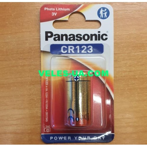 CR123A Panasonic (артикул: 02-0425) CR123A Panasonic (артикул: 02-0425)