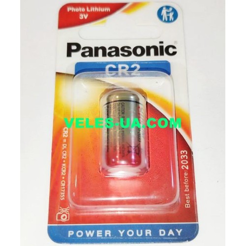CR2 3V Litium Kodak, Panasonic (артикул: 02-0427) CR2 3V Litium Kodak, Panasonic (артикул: 02-0427)