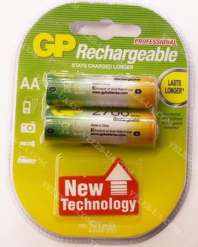 R6, AA, 1.2V 2700mA, GP, Ni-Cd (артикул: 02-0436) R6, AA, 1.2V 2700mA, GP, Ni-Cd (артикул: 02-0436)