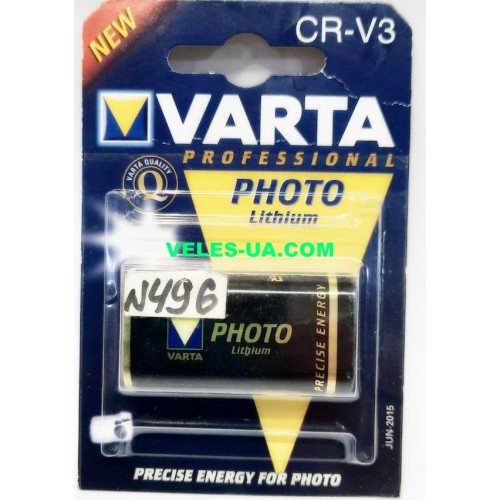 CR-V3 Varta 3V Litium (6207) як 2бат R6 (артикул: 02-0496) CR-V3 Varta 3V Litium (6207) як 2бат R6 (артикул: 02-0496)