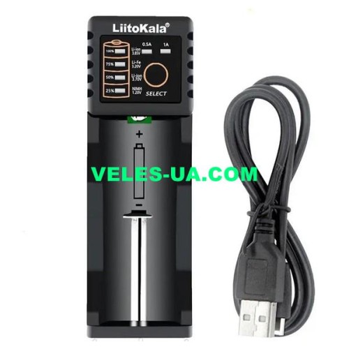 ЗП Авто- Li-3.6, 4.2V/1A для 1шт 18650 - 10440 (від mikro USB), LiitoKala Lii-100B (артикул: 02-1036) ЗП Авто- Li-3.6, 4.2V/1A для 1шт 18650 - 10440 (від mikro USB), LiitoKala Lii-100B (артикул: 02-1036)
